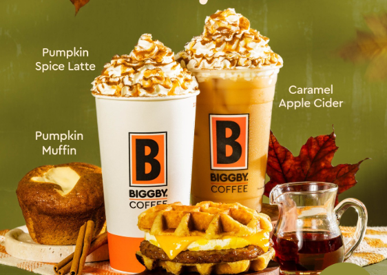 Biggby Lattes Menu